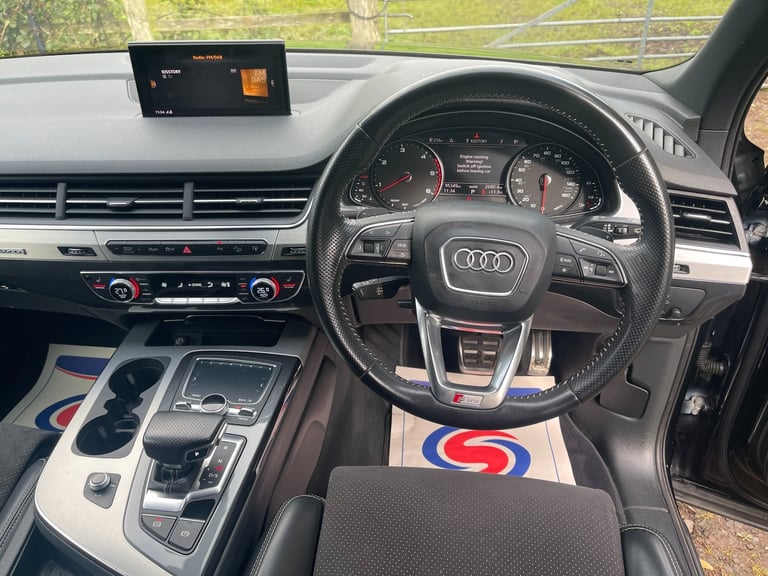 ULEZ COMPLIANT | 2017 AUDI Q7 S LINE V6 QUATTRO 7 SEATER SUV | 6 MONTHS WARRANTY