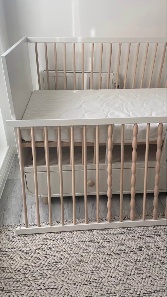 KEA MYLLRA, changing table, shnuggle matt & Tommee Tippee Nappy Bin