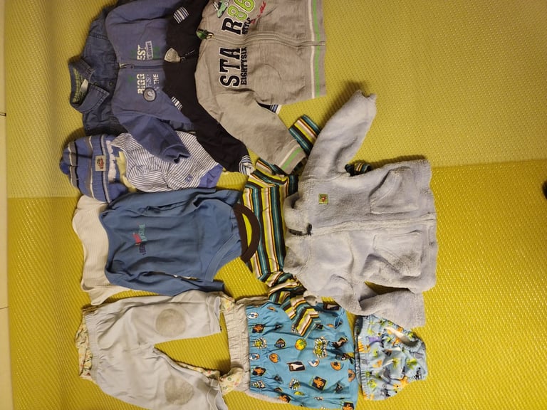 Baby and boys clothes.