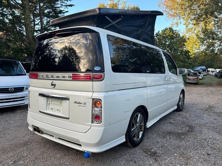 Nissan Elgrand RIDER POP TOP 4 Berth New Full Camper Conversion