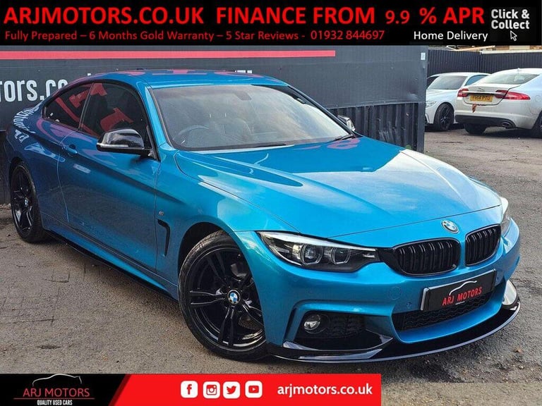 image for 2018 BMW 4 Series 2.0 420i GPF M Sport Auto Euro 6 (s/s) 2dr COUPE Petrol Automatic