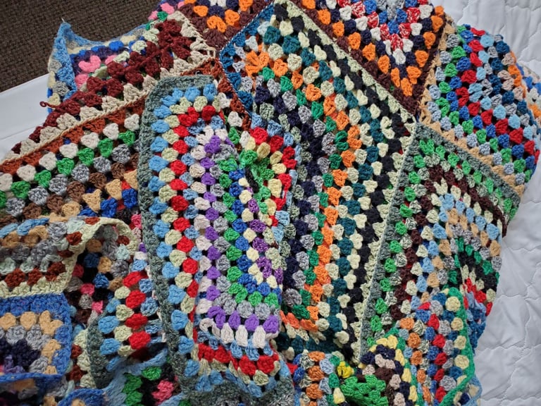 Large Crocheted Blanket