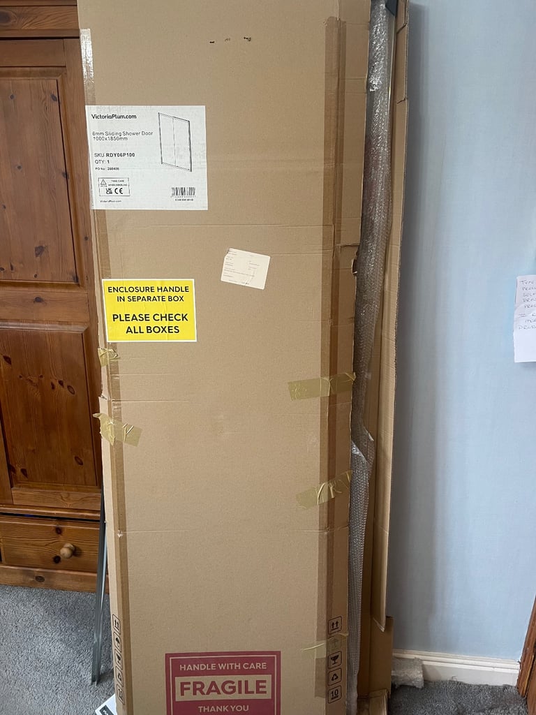 Shower Door ( Made by Victoria Plum)