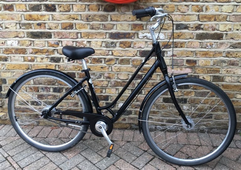 Giant Liv Flourish City Bike for Women - test ride at bicycle workshop