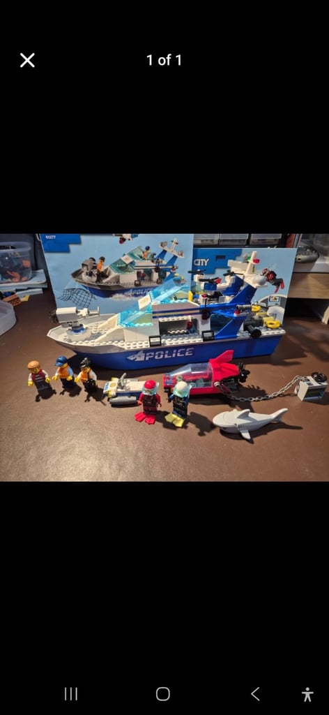 image for Lego police patrol boat
