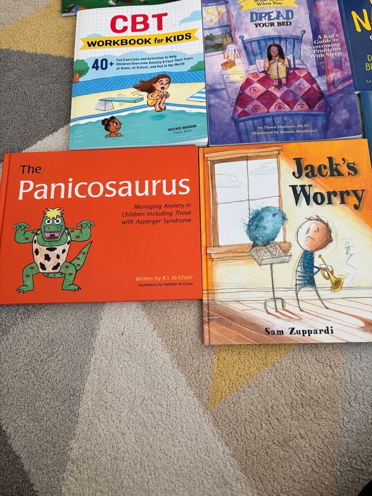 Set of Anxiety/Autism/ Emotional books