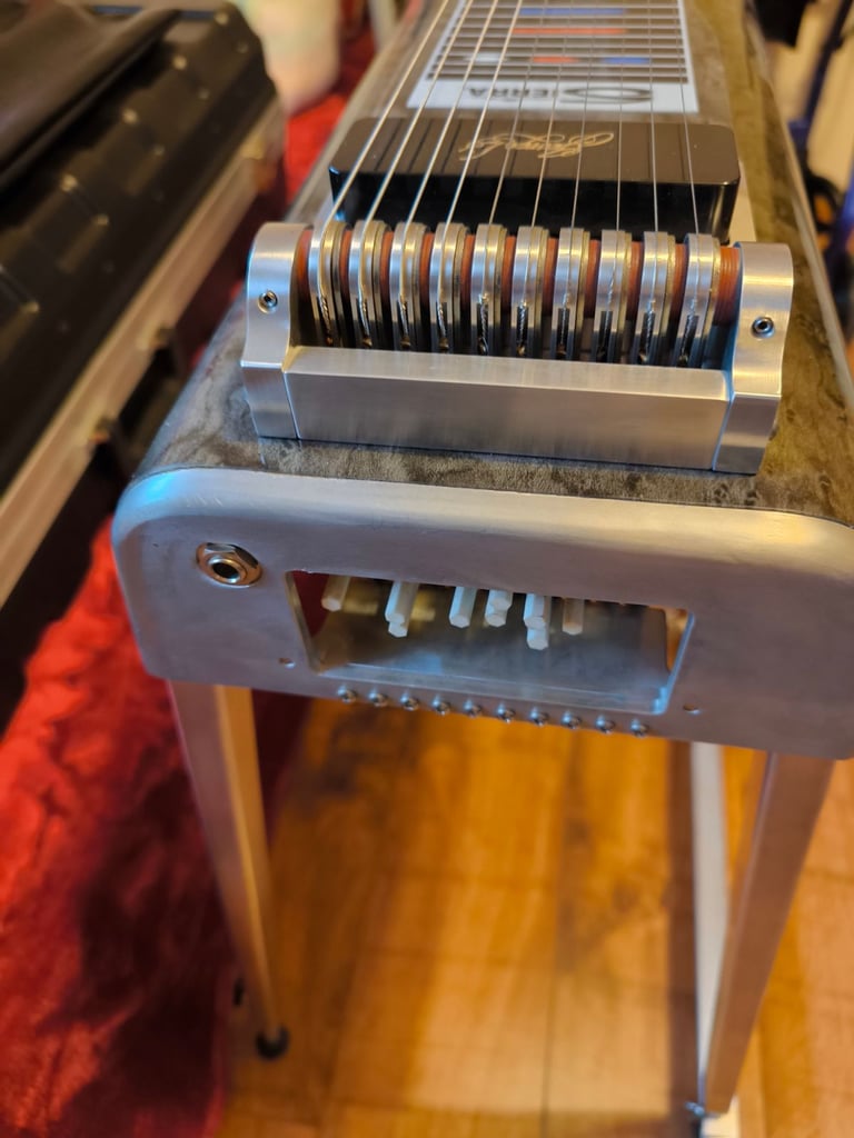 Sierra Artist Pedal Steel Guitar - excellent condition 10 string with case and volume pedal