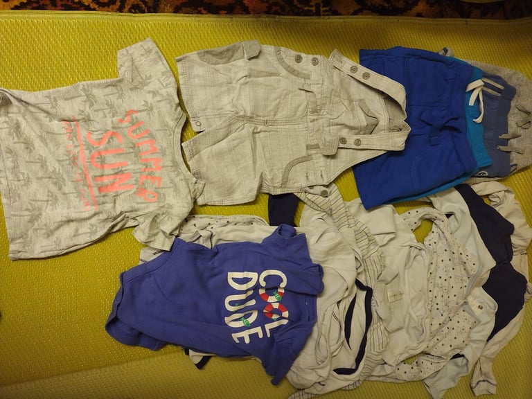 Baby and boys clothes.