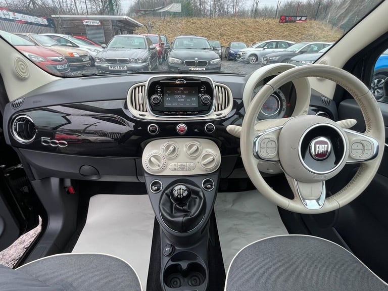 2016 Fiat 500 0.9 TwinAir 105 Lounge 3dr HATCHBACK Petrol Manual