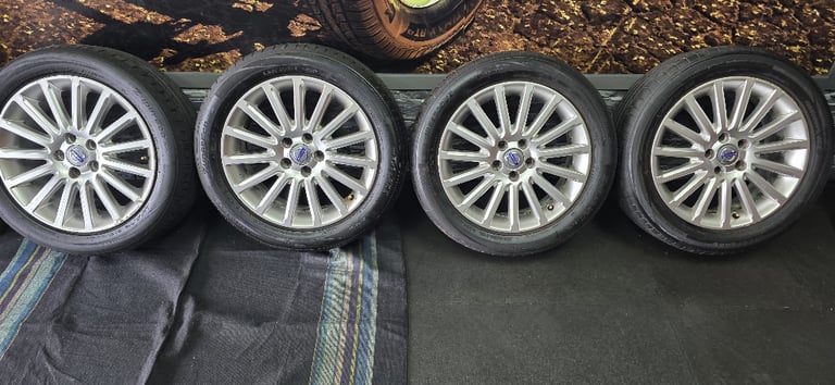 image for Volvo Genuine 17 alloy wheels + 4 x tyres 225 50 17 Westlake