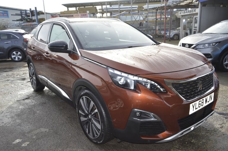 2019 Peugeot 3008 1.6 PureTech 180 GT Line Premium 5dr EAT8 AUTO 2019 PETROL ONE OWNER SUNROO HAT...