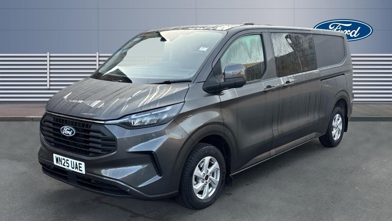 2025 Ford Transit Custom 320 L2 Diesel Fwd 2.0 EcoBlue 136ps H1 Double Cab Van Limited Auto Crew ...