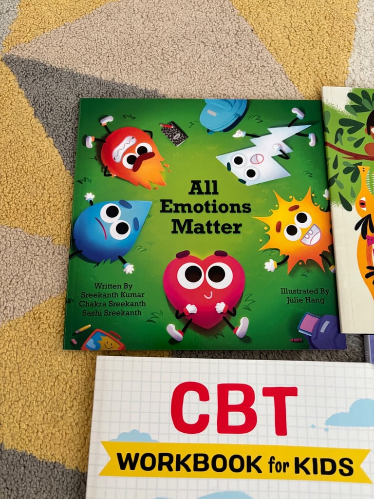 Set of Anxiety/Autism/ Emotional books