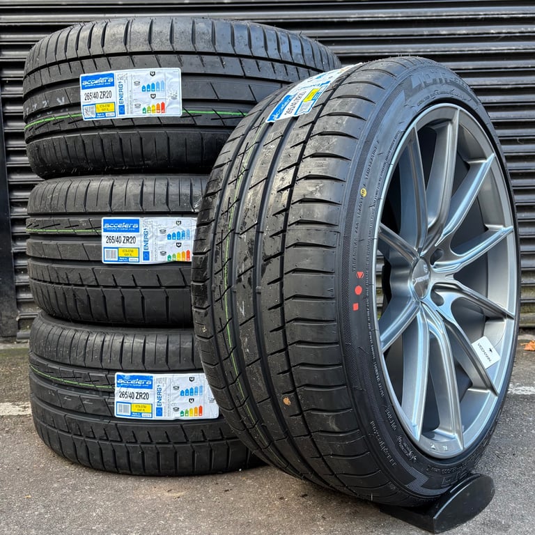 VW Transporter T5 T6 20” Alloys New Staggered Veemann Wheels & Tyres