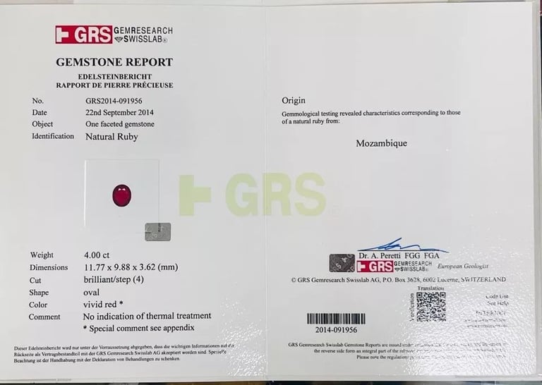 Ruby EARRINGS Cluster Diamond 18k Gold Mozambique Certified Estate Jewelry