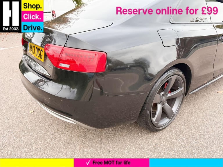 2013 Audi A5 2.0 TDI Black Edition Coupe 2dr Diesel Manual Euro 5 (s/s) (177 ps) COUPE Diesel Manual