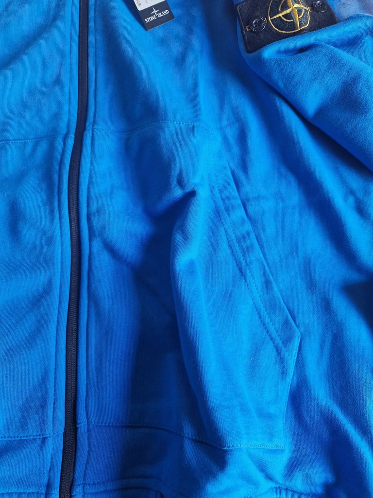 Stone Island Zip Up Hoodie