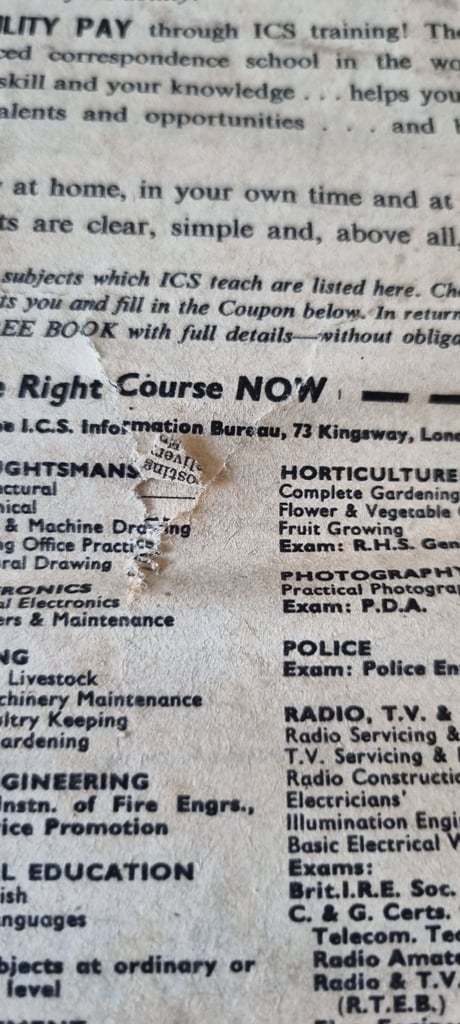 Tit-Bits Weekly Paper No #3891 1st October 1960 & free Song Book Tomy Steel
