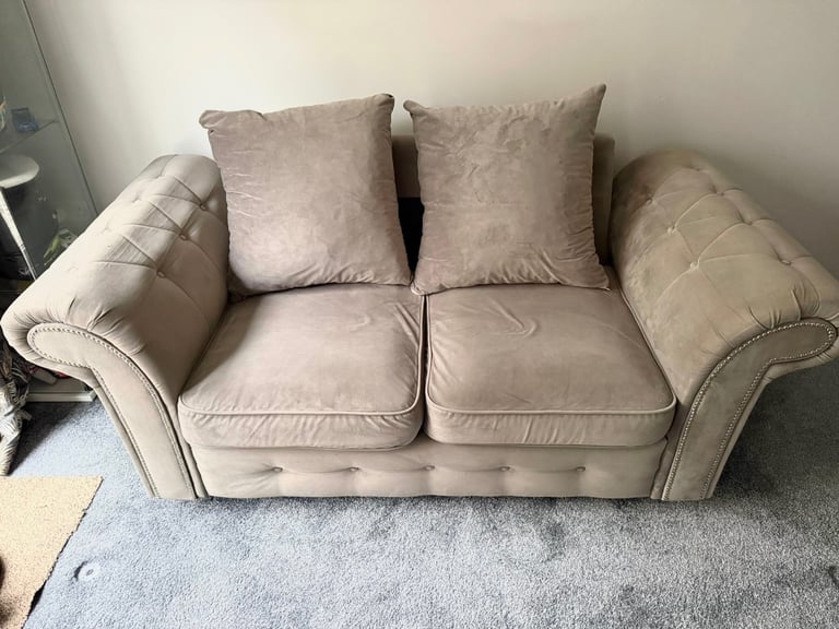 image for Grey two seater sofa