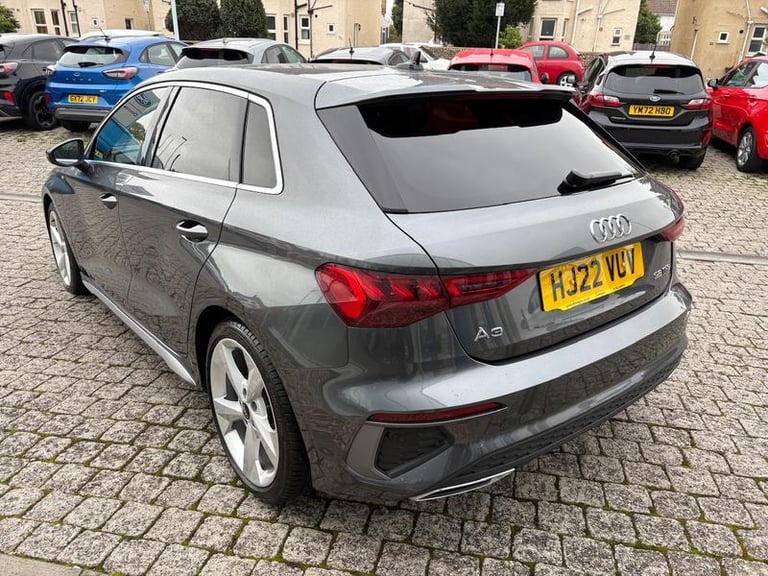 2022 Audi A3 1.5 TFSI 35 S line Sportback 5dr Petrol S Tronic Euro 6 (s/s) (150 ps) Auto Hatchbac...