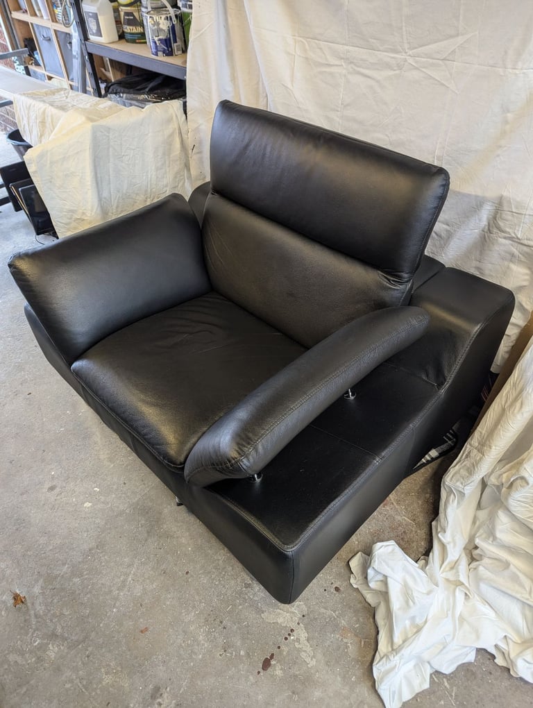 Leather armchair