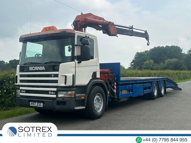 Scania 94D 310 6 X 2 Beavertail With Crane