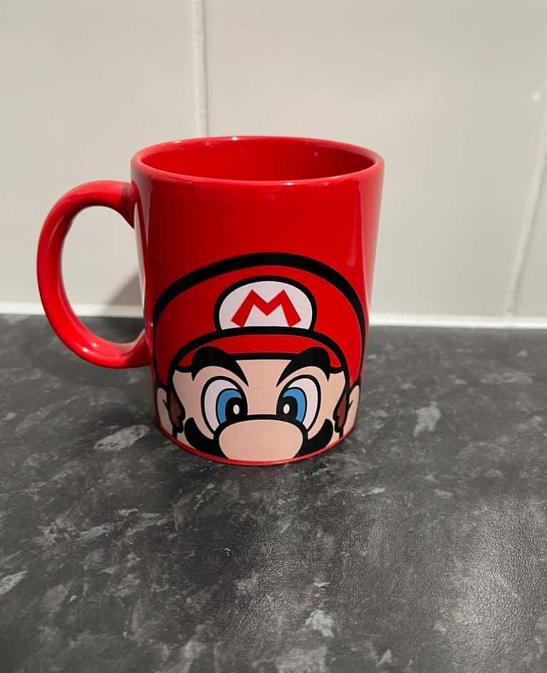 New Super Mario red drinking mug