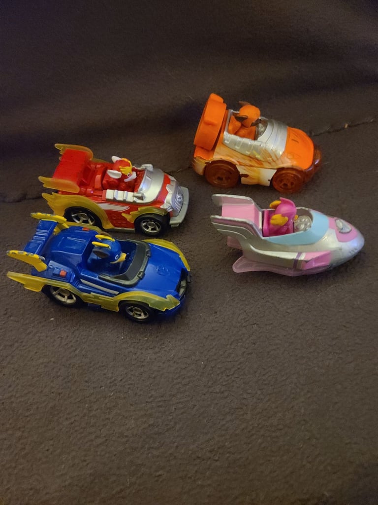 image for 4 metal paw patrol cars