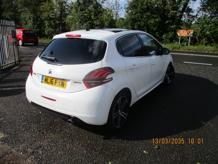 2016 Peugeot 208 1.2 PureTech 110 GT Line 5dr HATCHBACK Petrol Manual