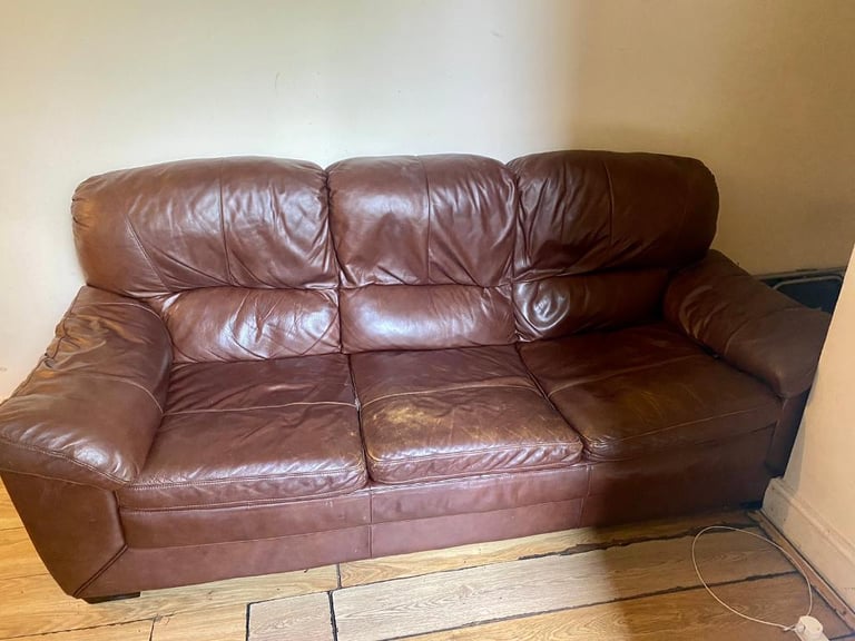 Quality leather Sofa free