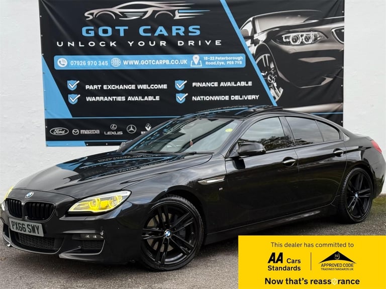 2016 BMW 6 Series Gran Coupe 3.0 640d M Sport Auto Euro 6 (s/s) 4dr COUPE Diesel Automatic