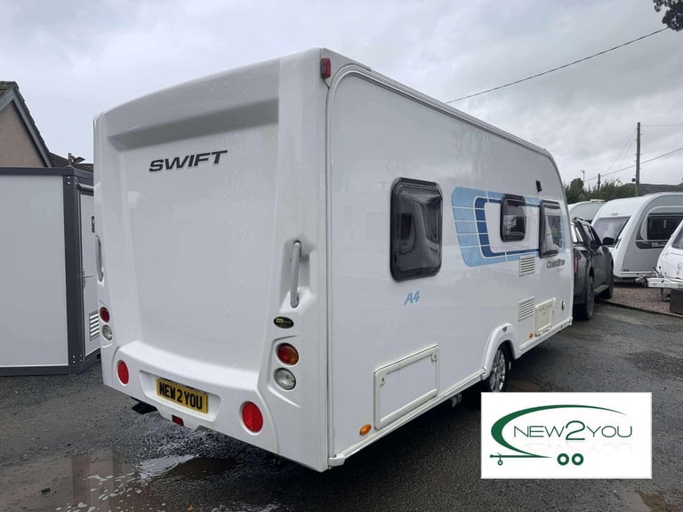 2013 Swift Coastline Esprit 4 Berth FIXED BED Caravan -STOCK NO E226