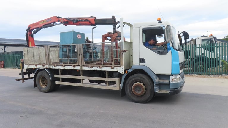DAF TRUCKS FA LF55.220 MANUAL GEARBOX PALFINGER PK 10000 CRANE 