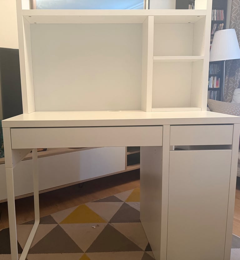 IKEA Micke desk with backboard