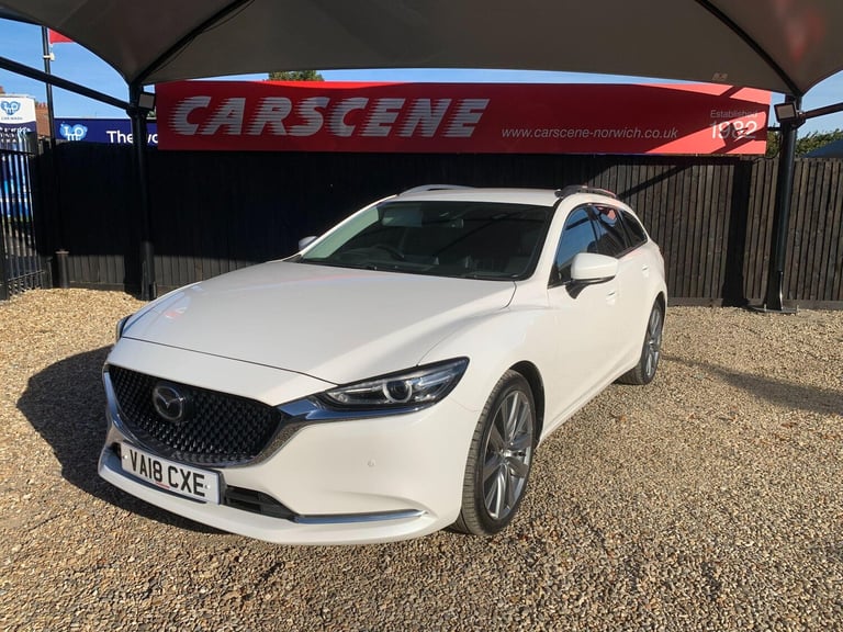 2018 Mazda Mazda6 2.2 SKYACTIV-D Sport Nav+ Tourer Euro 6 (s/s) 5dr ESTATE Diesel Manual