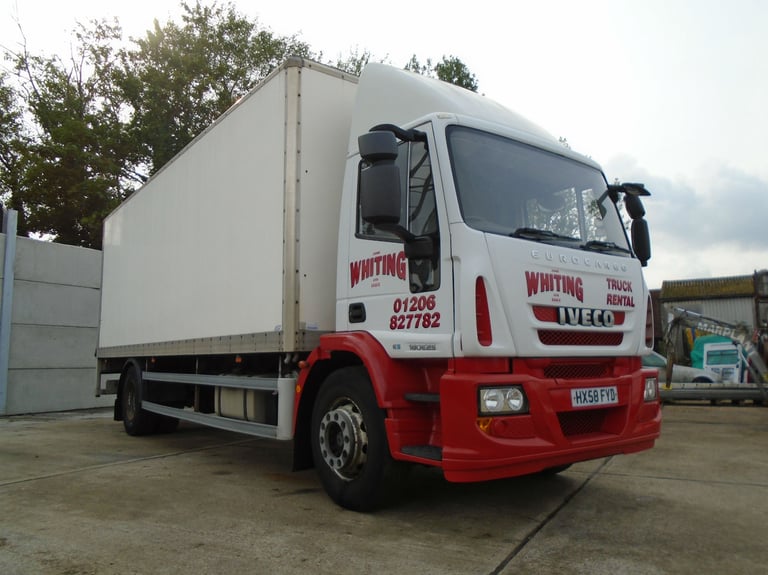 2008 IVECO 180E25 20ft BOX VAN, ALLOY TAILIFT 