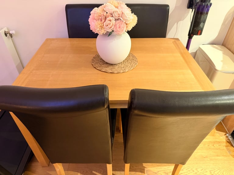 image for 4-seater Dining table + Chairs