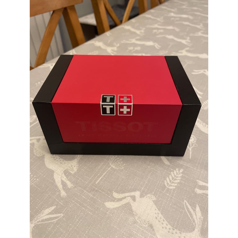 Tissot ladies steel and rose gold watch 