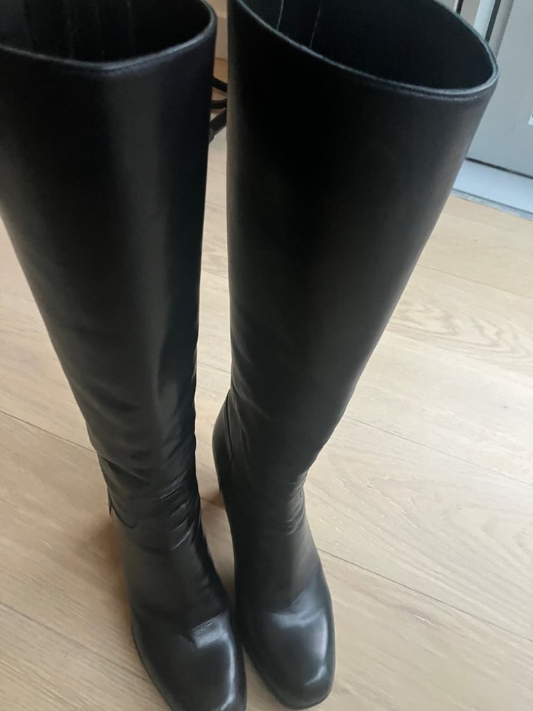 image for PRADA Black Boots, Pre-owned, Size 37