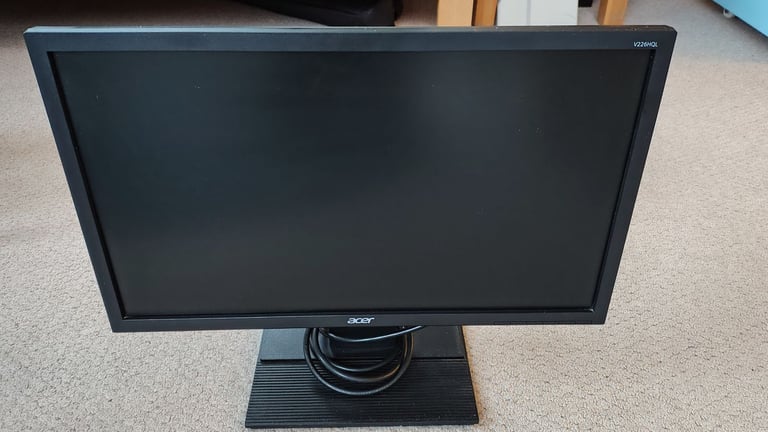 Acer 21.5 LCD Monitor Model V226HQL with power cable