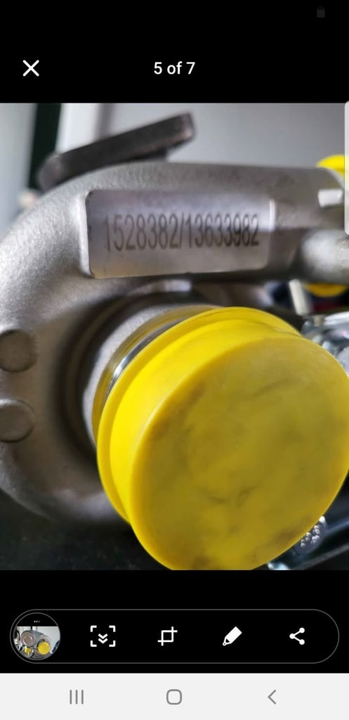 Kia ridex turbo charger with gasket and seals 