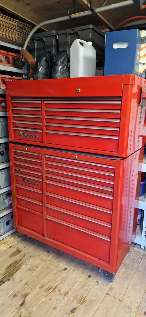 Snap On Toolbox Roll Cab 40 inch tool chest top box