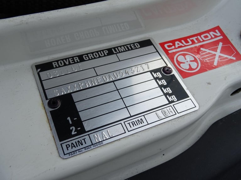  Rover Metro 1.1 L 3dr Petrol Manual