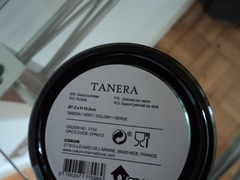 Brand new bathroom toothbrush tumbler - £2. 