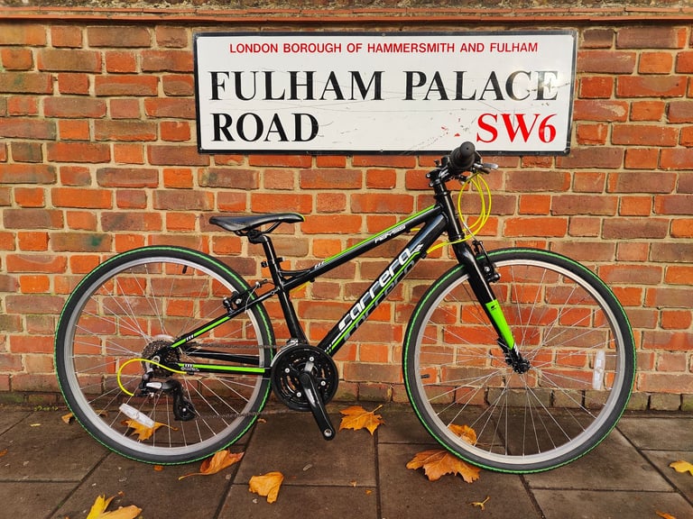 SERVICED (6247) 26" CARRERA ABYSS 21-speed Aluminium Junior Hybrid BIKE Kids BICYCLE Age: 9-13