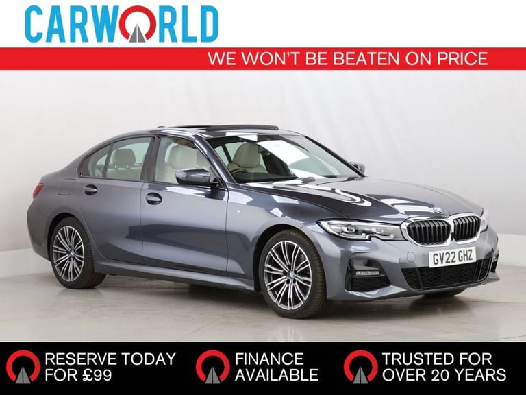 image for 2022 BMW 3 Series 2.0 318i M Sport Saloon 4dr Petrol Auto Euro 6 (s/s) (156 ps) Saloon Petrol Aut...
