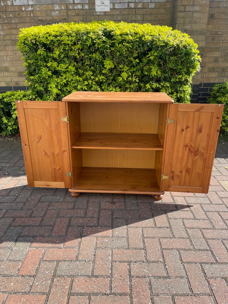 FREE DELIVERY Solid Wood cabinet with 2 doors , in good condition