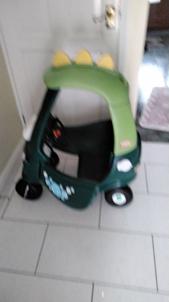 image for Little tikes cozy coupa dinosaur car no offers 