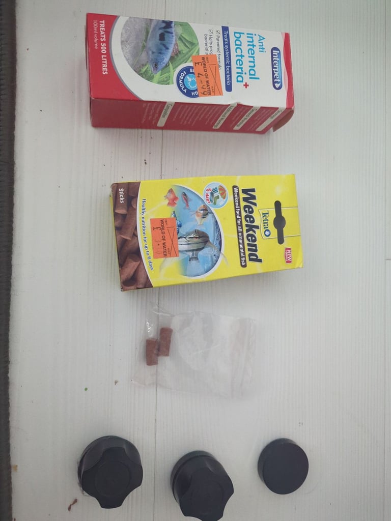 Various Aquarium Bits Water Fish Food Medicine Magnets Cleaning Bags Testing