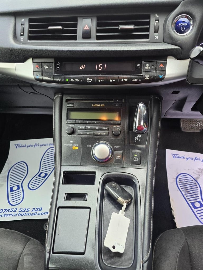 2011 Lexus CT 200h 1.8 AUTO Hybrid SE-I CVT 98500 Miles . CHEAP on Fuel . PX OK HATCHBACK Petrol/...